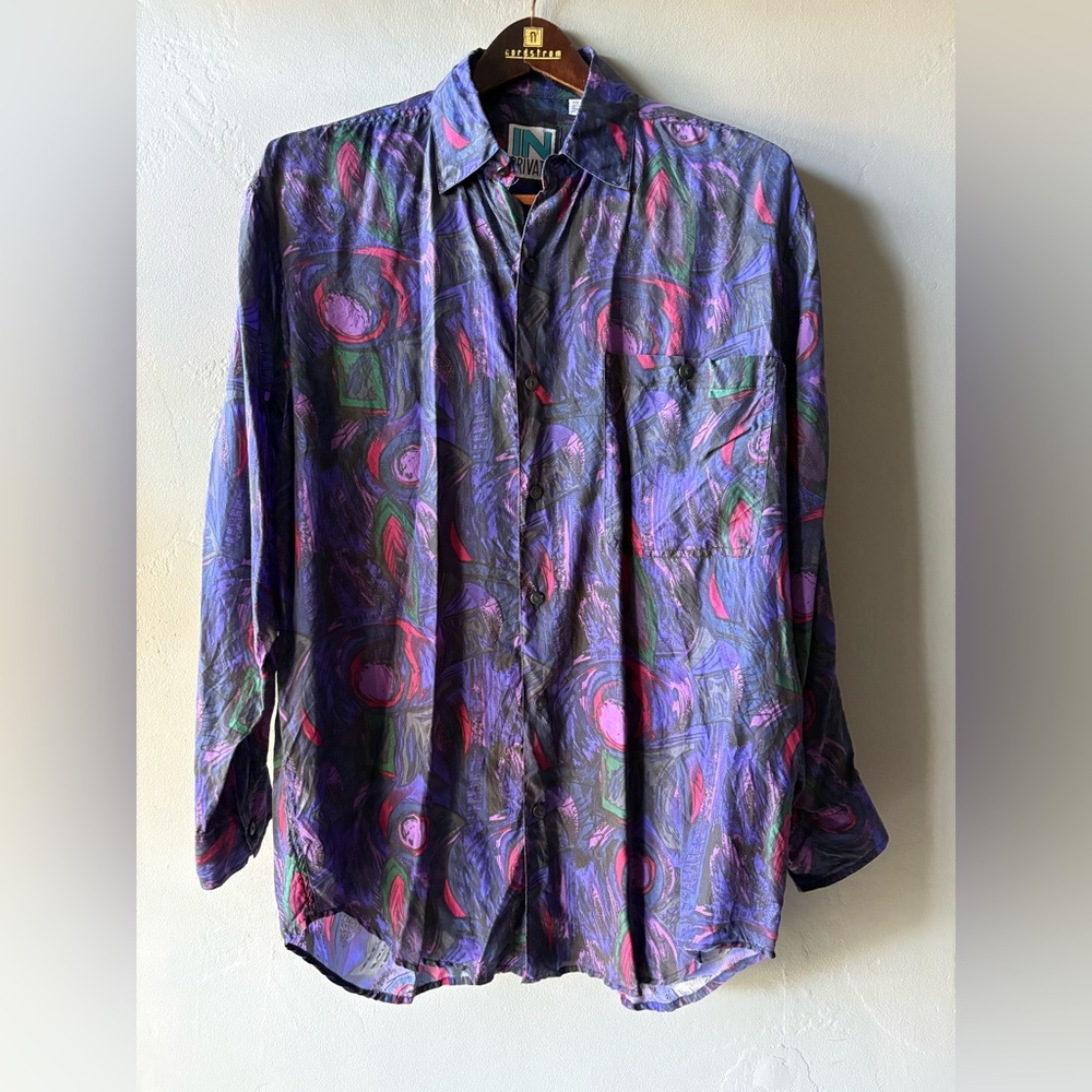 InPrivate 100% Silk Shirt - Size S